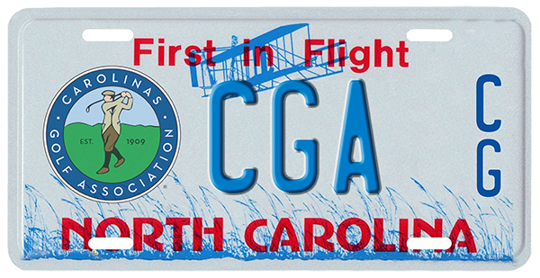 CGA License Plate