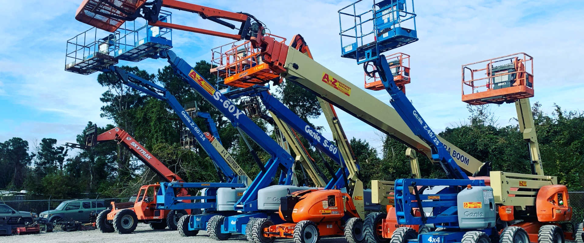 Boom Lift Equipment Rentals in Wilmington, NC and Charleston, SC