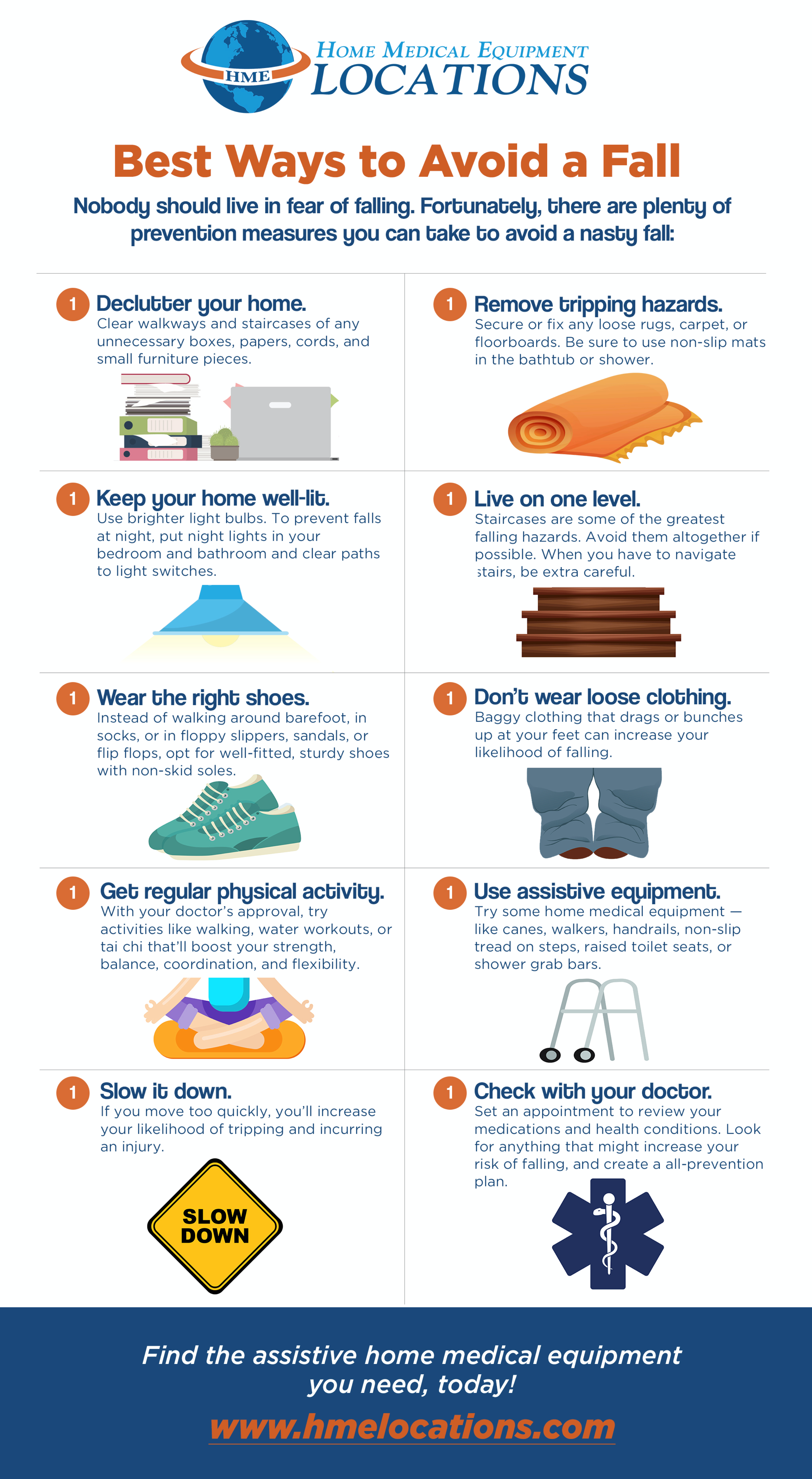 Top 10 Fall-Prevention Tactics