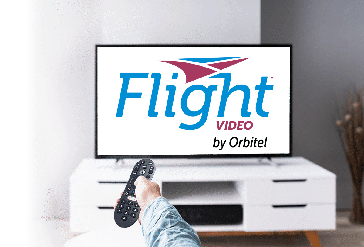 Flight Video on TV