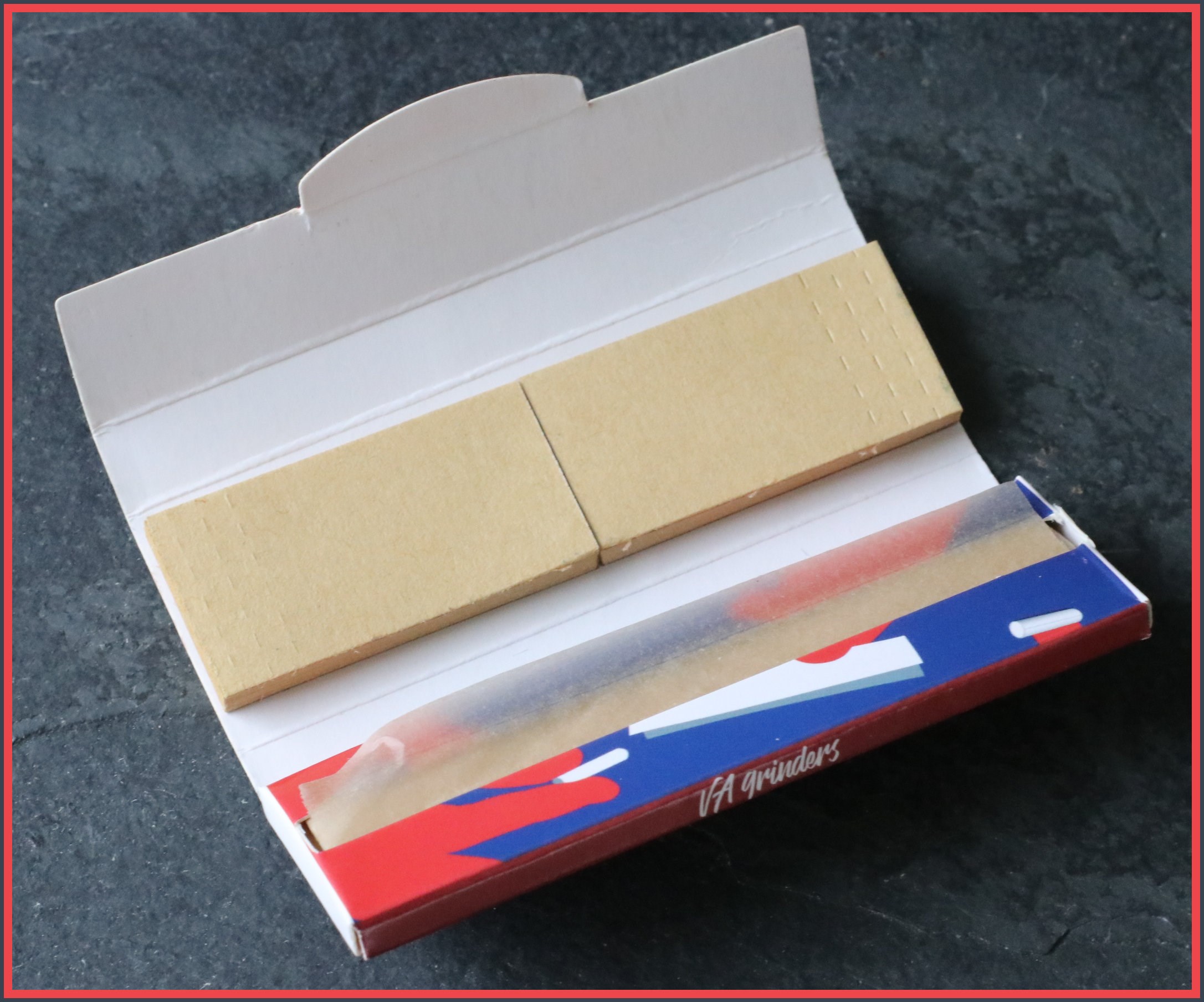 Hemp Rolling Papers by VAGRINDERS-32 count pack-High Quality-Custom Filter included