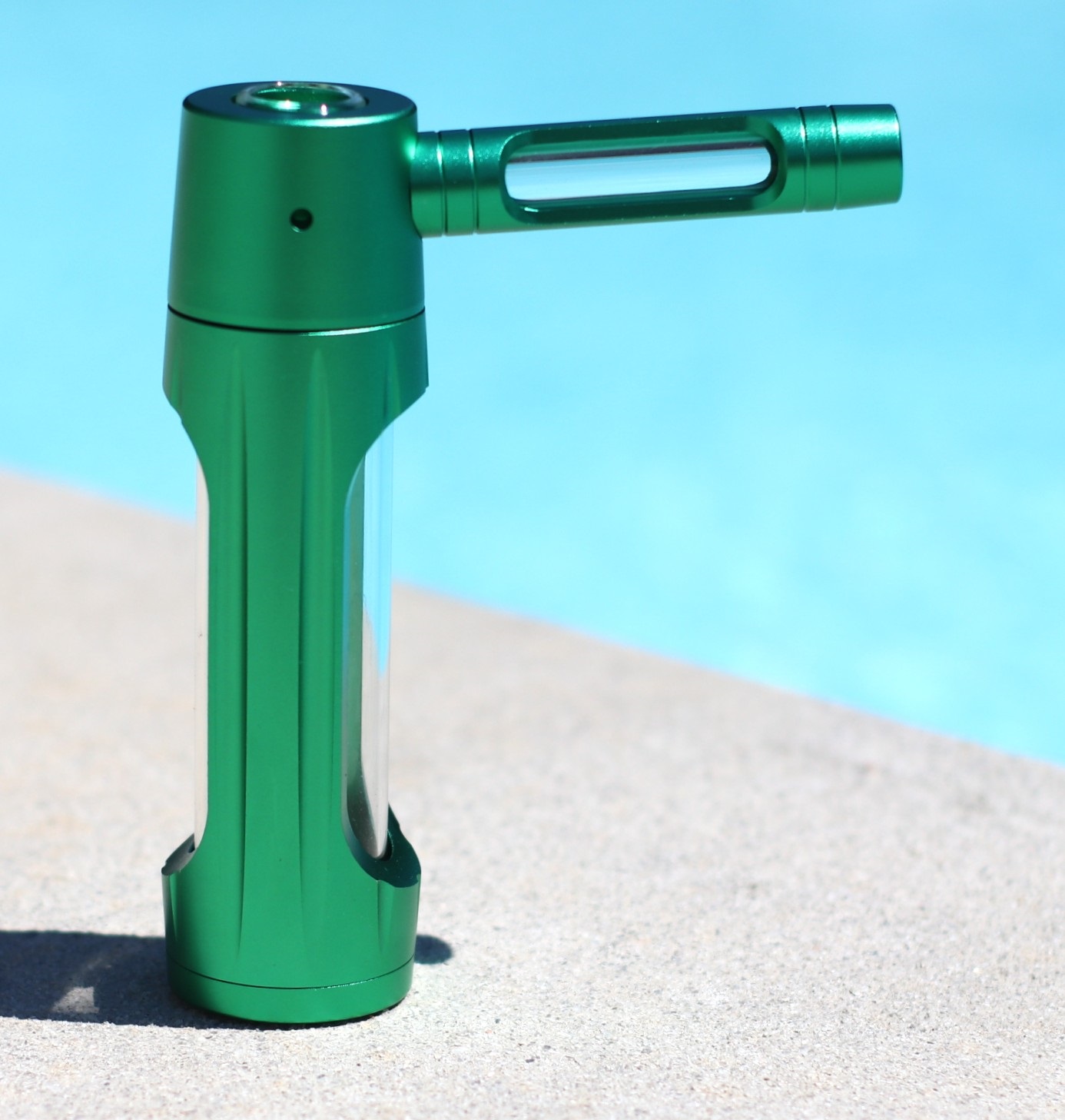 PRO420 Glass & Aluminum 6? Bubbler-Water Pipe-Easy to Clean-Perfect Small Bubbler