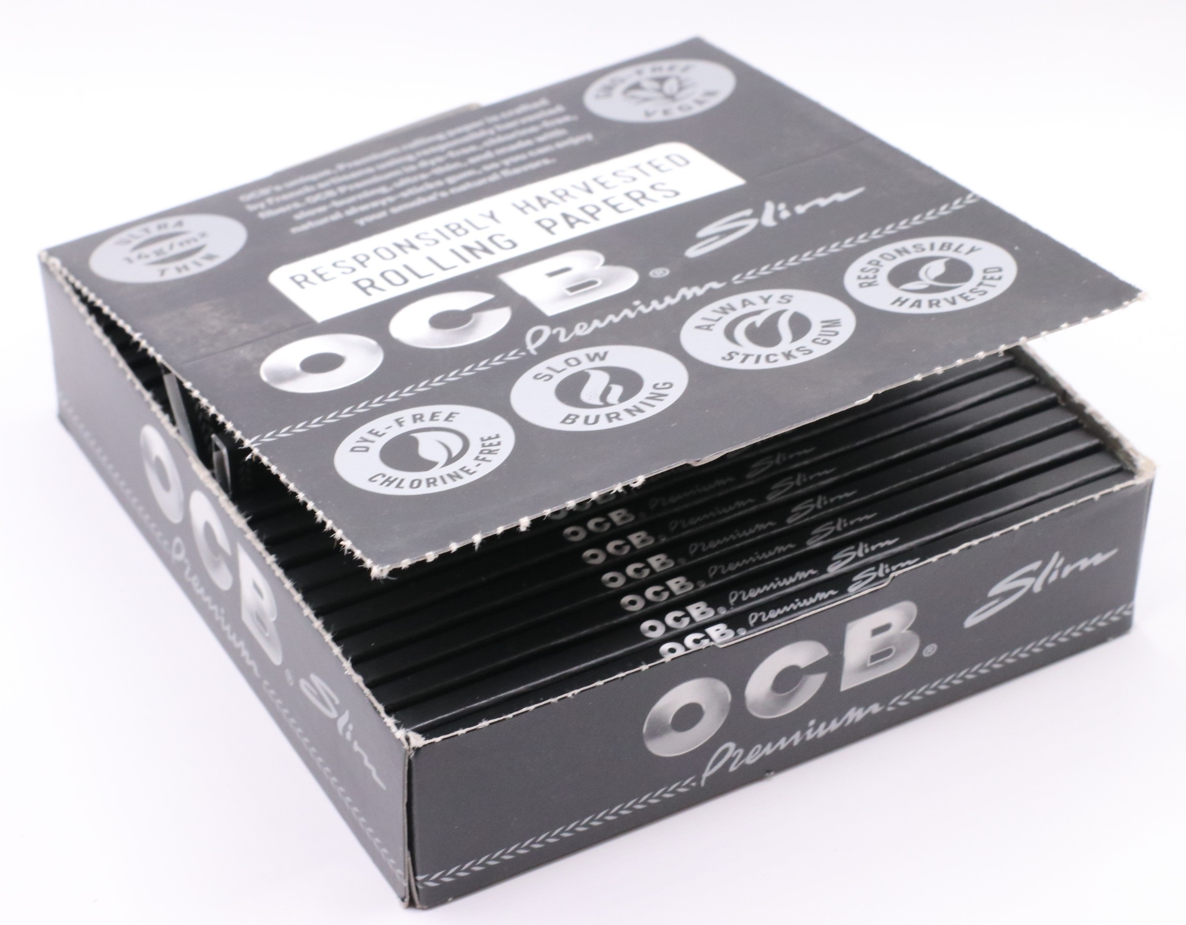 OCB Premium Slim King Size Rolling Papers-32 Leaf Pack