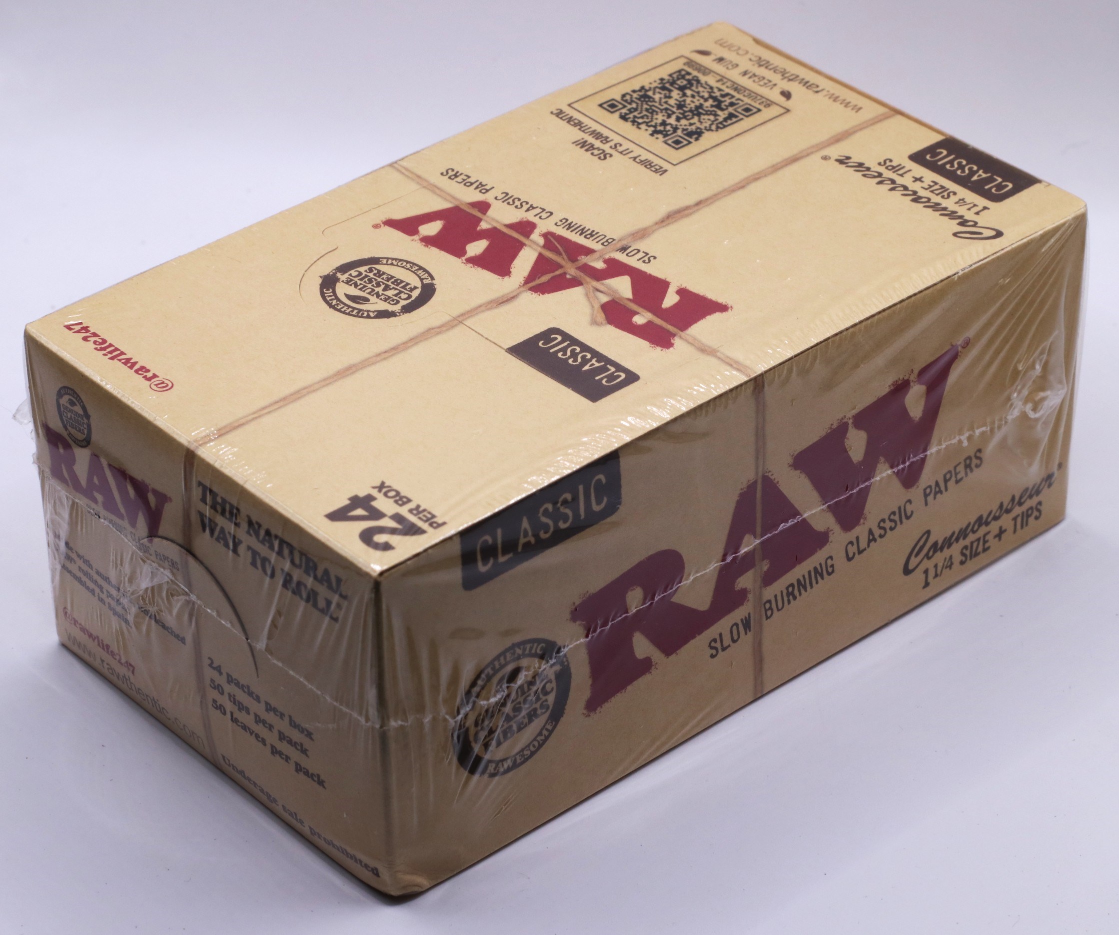 RAW Organic Hemp Connoisseur Rolling Papers-King Size Slim-32 Leaf Pack - RAW Organic Hemp Connoisseur Rolling Papers-King Size Slim-32 Leaf Pack