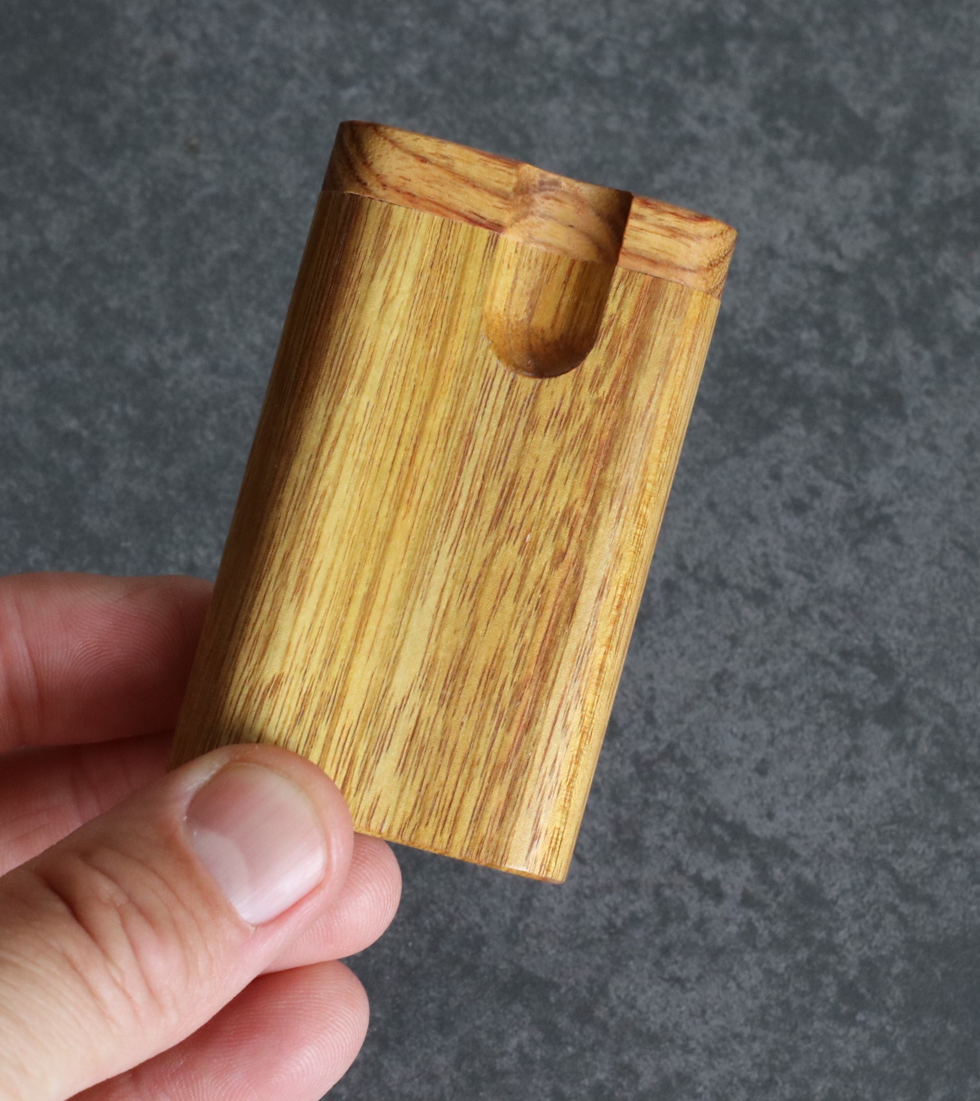 3" & 4" Mahogany Dugouts- Swivel Lid- One Hitter Pipe included