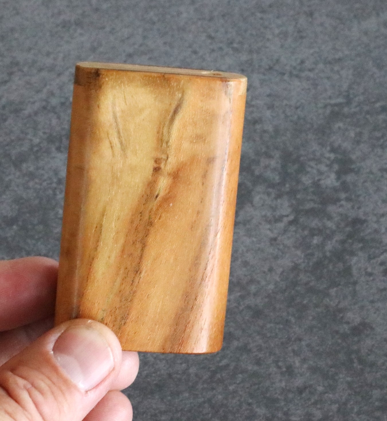 Teak Slider Lid Dugouts & One Hitter Pipe- American Handcrafted Stash Box - Wood Dugout & One Hitter Pipe