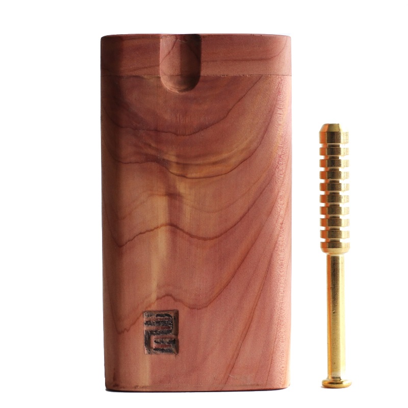 3" & 4" Tennessee Cedar Dugouts with One Hitter- American Handcrafted Stash Box