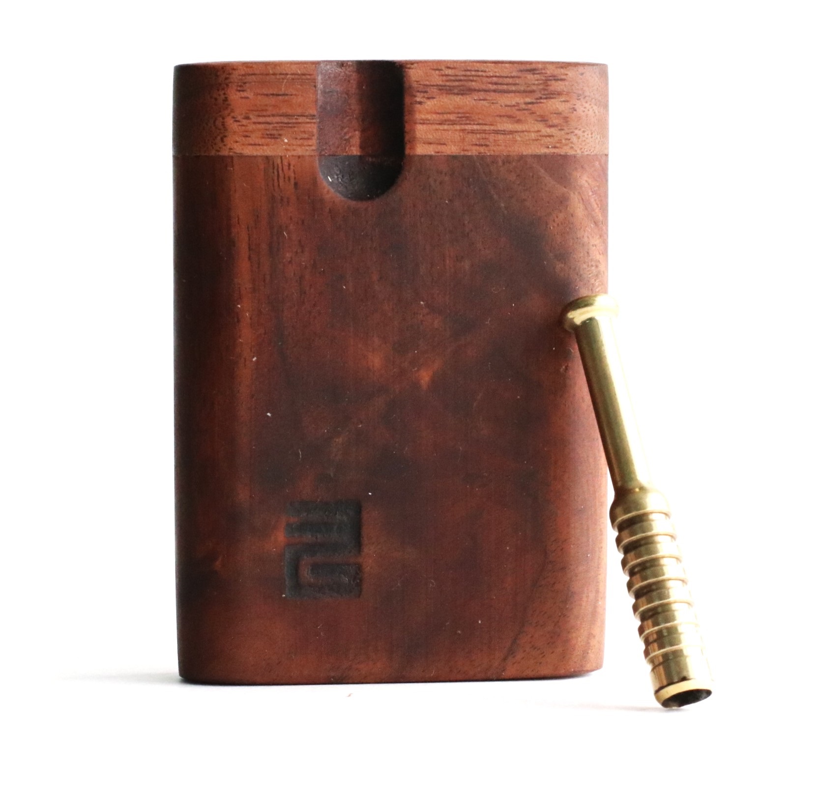3G Walnut Dugouts with One Hitter Pipe- 3" & 4" Dugouts- American Crafted - 3G Walnut Dugout