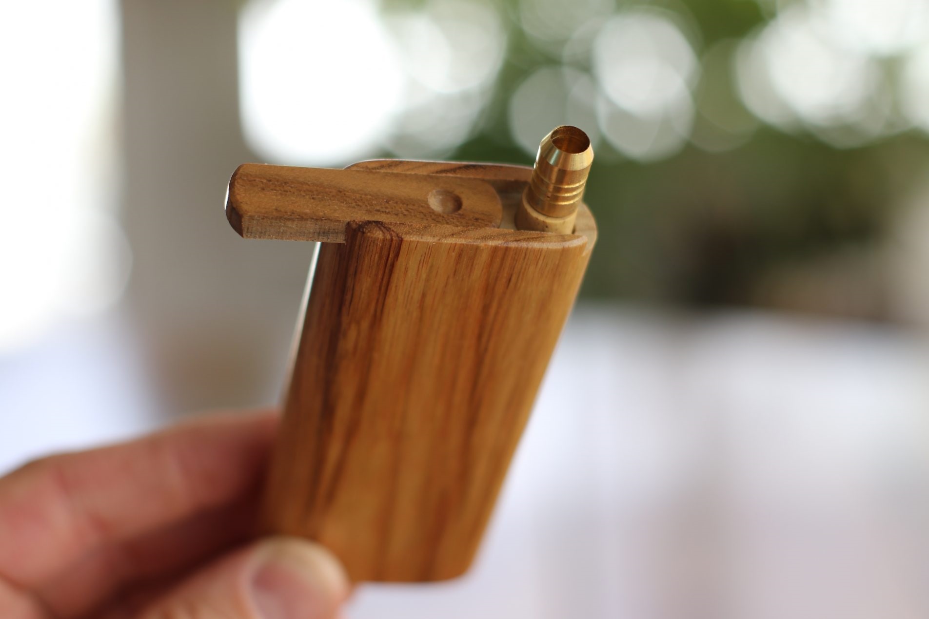 3" & 4" Mahogany Slider Lid Dugouts & One Hitter- Slider Lid- Classy Gift for Smokers - Mahogany Slider lid Dugout