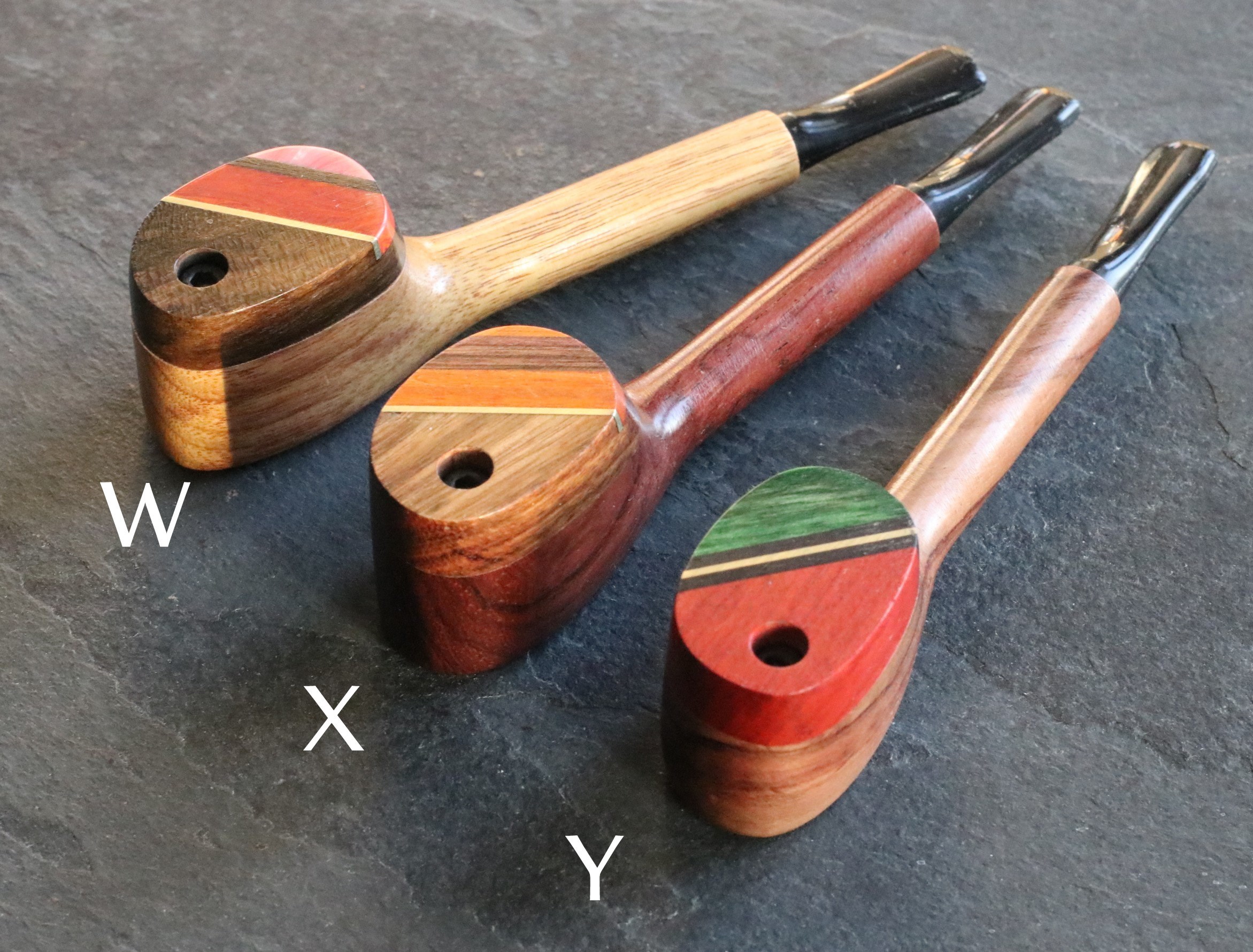 4.5" Swivel Lid Wood Pipe-G9 EXECUTIVE-Handcrafted American Pipe - Exotic Wood Swivel Lid Pipes