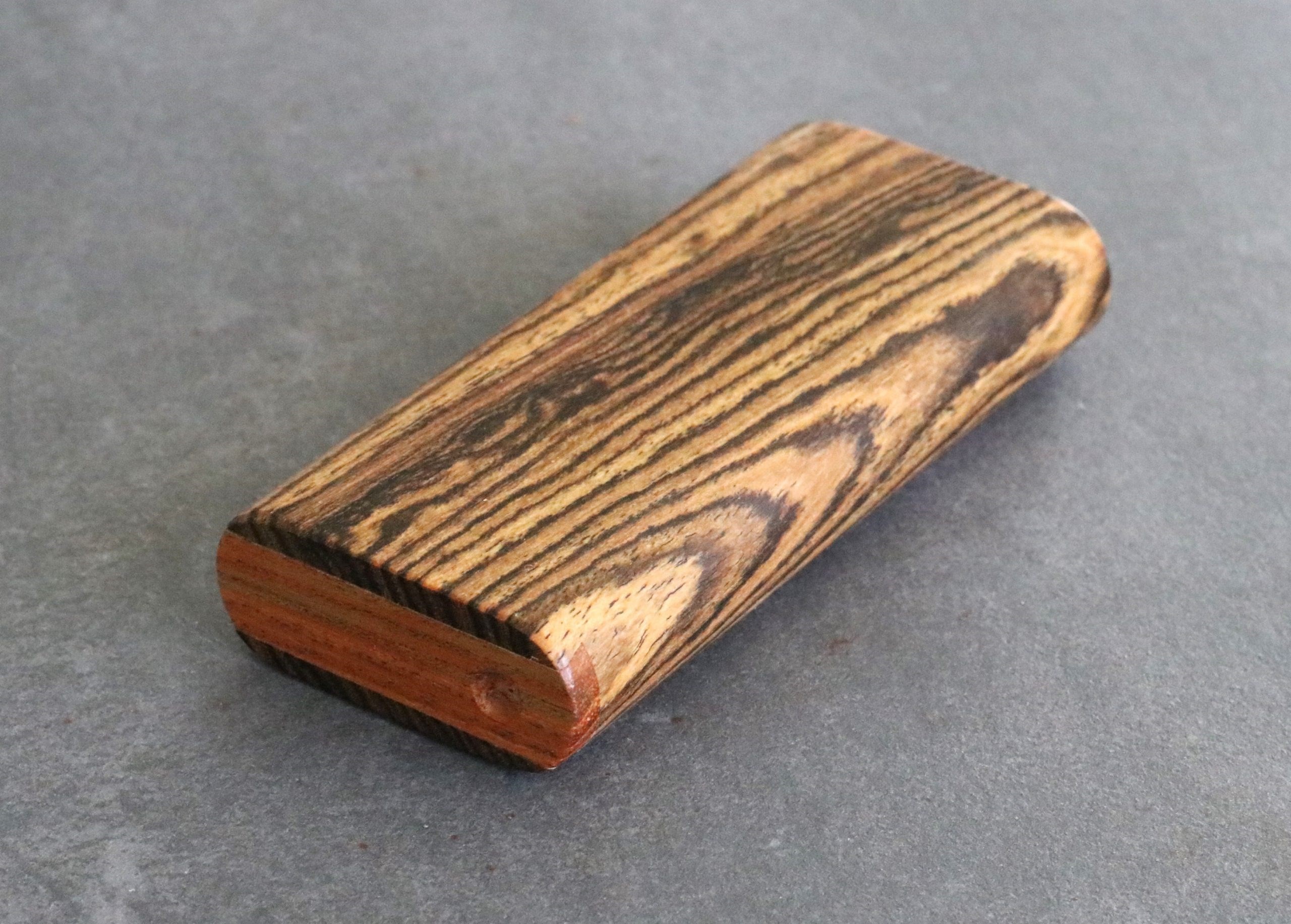Bocote Wood Slider Lid Dugouts with Quality One Hitter Pipes - Bocote Slider Lid Dugouts