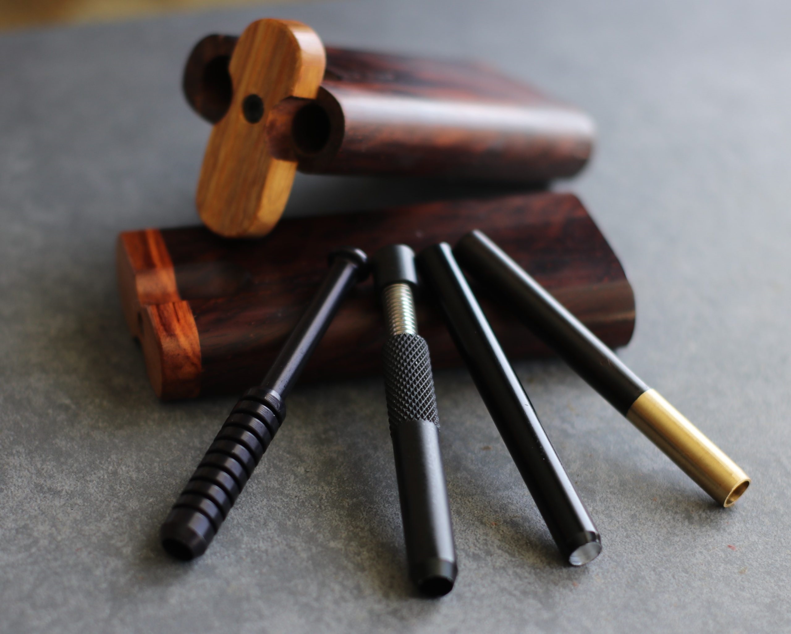 3" Black One Hitter Pipes- Classy Black Pipes for 4" dugouts