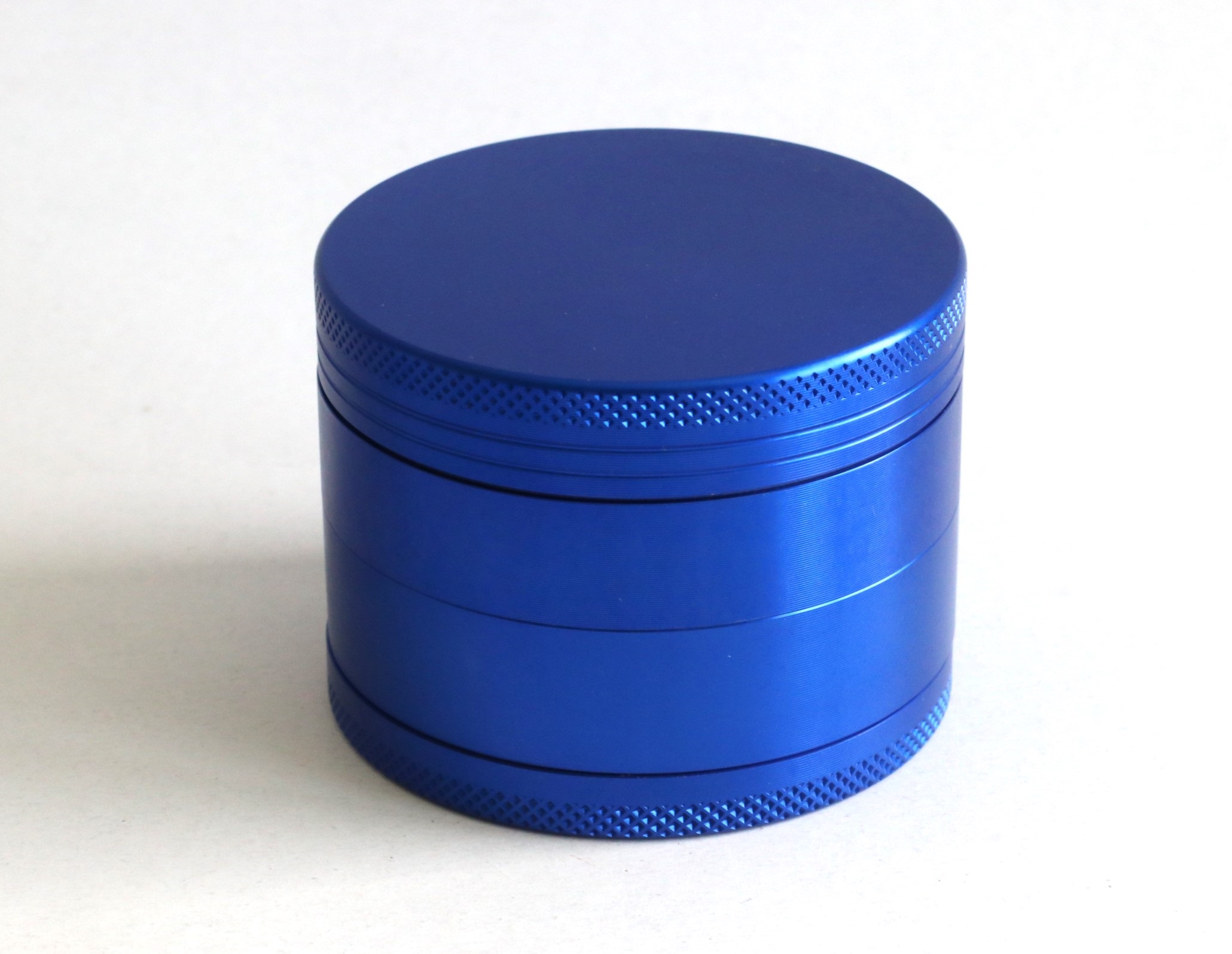 Blue Herb Grinder- 2.5" 4 Piece Professional Grade herb Grinder - Blue Metal Herb Grinder