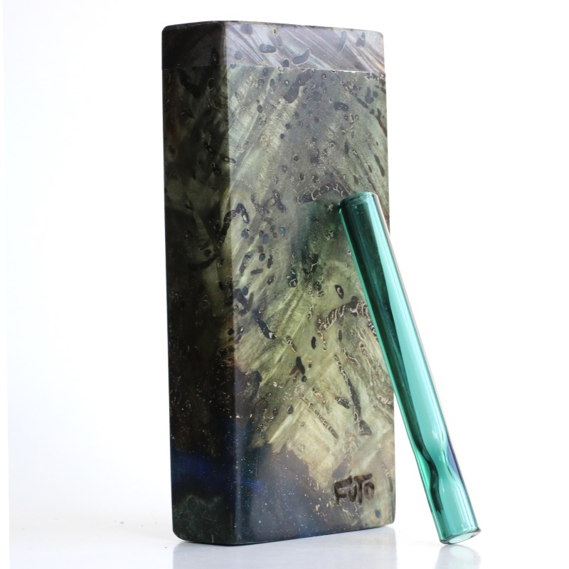 Galaxy Burl Futo Stash Box- Out of this World Wood Dugout- 4" Burled Wood- Best Quality