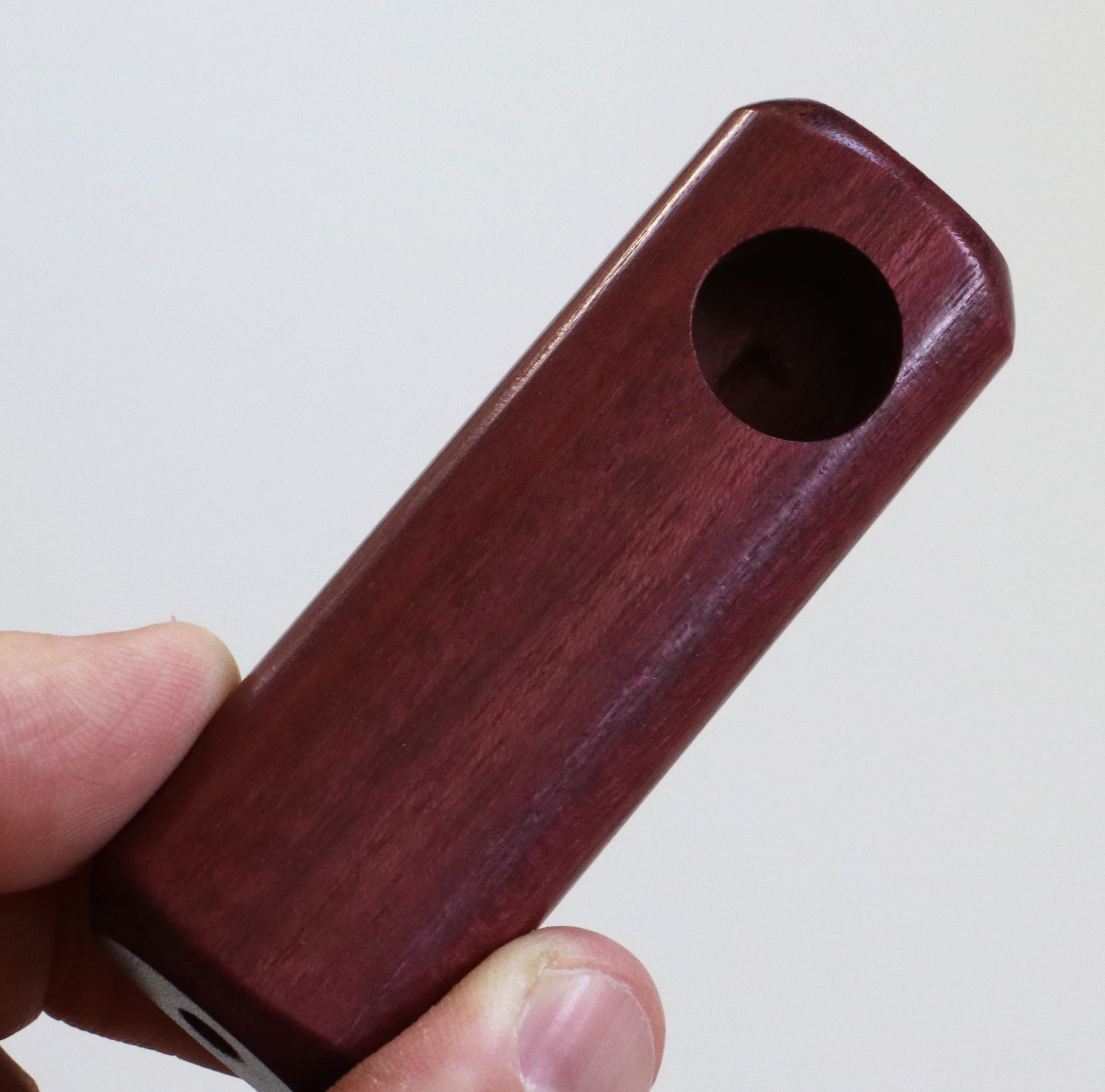 3" Exotic Wood Pipe-B16-Handcrafted American Wood Pipe
