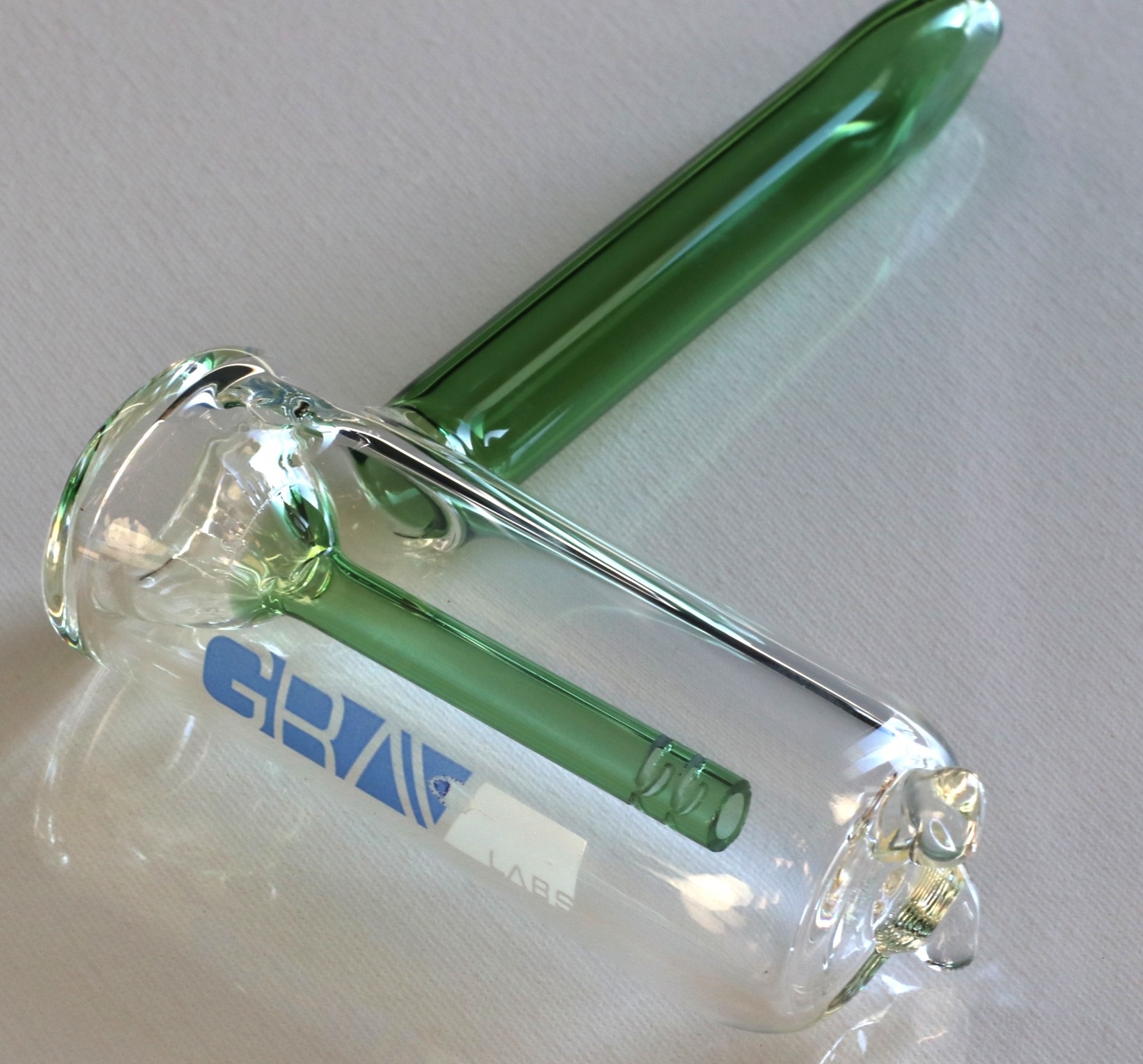 6" GRAV Glass Bubbler-Quality Glass Water Pipe-Multiple Colors Available - GRAV Glass Bubbler