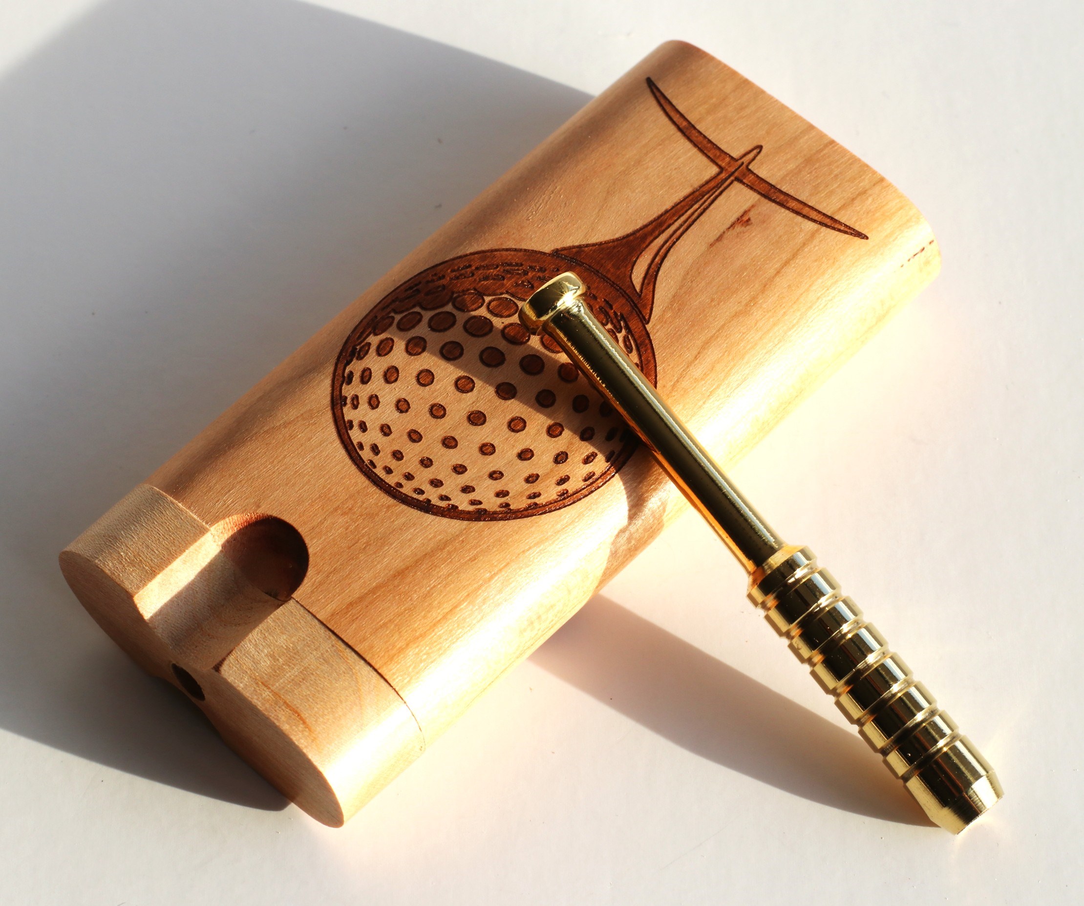 Golf Dugouts & One Hitters-Golf Themed Laser Engraved Stash Boxes - Golf Dugout by Better Life