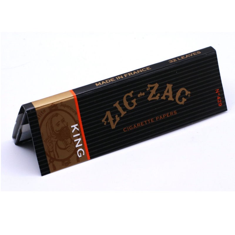 Zig Zag King Rolling Papers-32 Leaf Pack-Natural Gum Arabic - ZigZag King