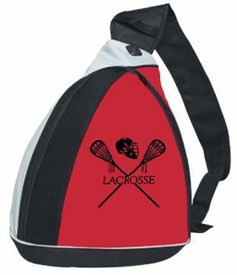Custom Lacrosse Sling Bag - 1 color logo