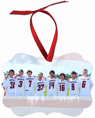 OR-4839 Customizable Lacrosse Ornament