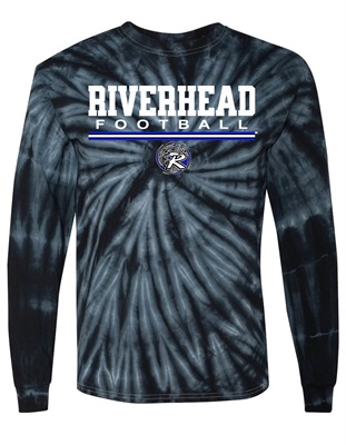 RHS Black Tie Dye Cotton T-shirt VT - Order due date August 12, 2022