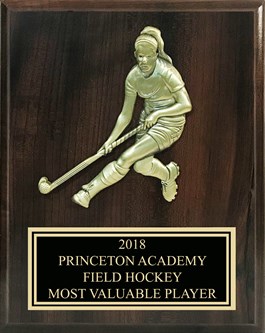 FHBV810 Cherry Field Hockey Plaque
