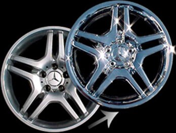 Motorcycle wheel chrome store plating near me