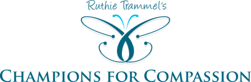 Ruthie Trammel's Champions for Compassion logo